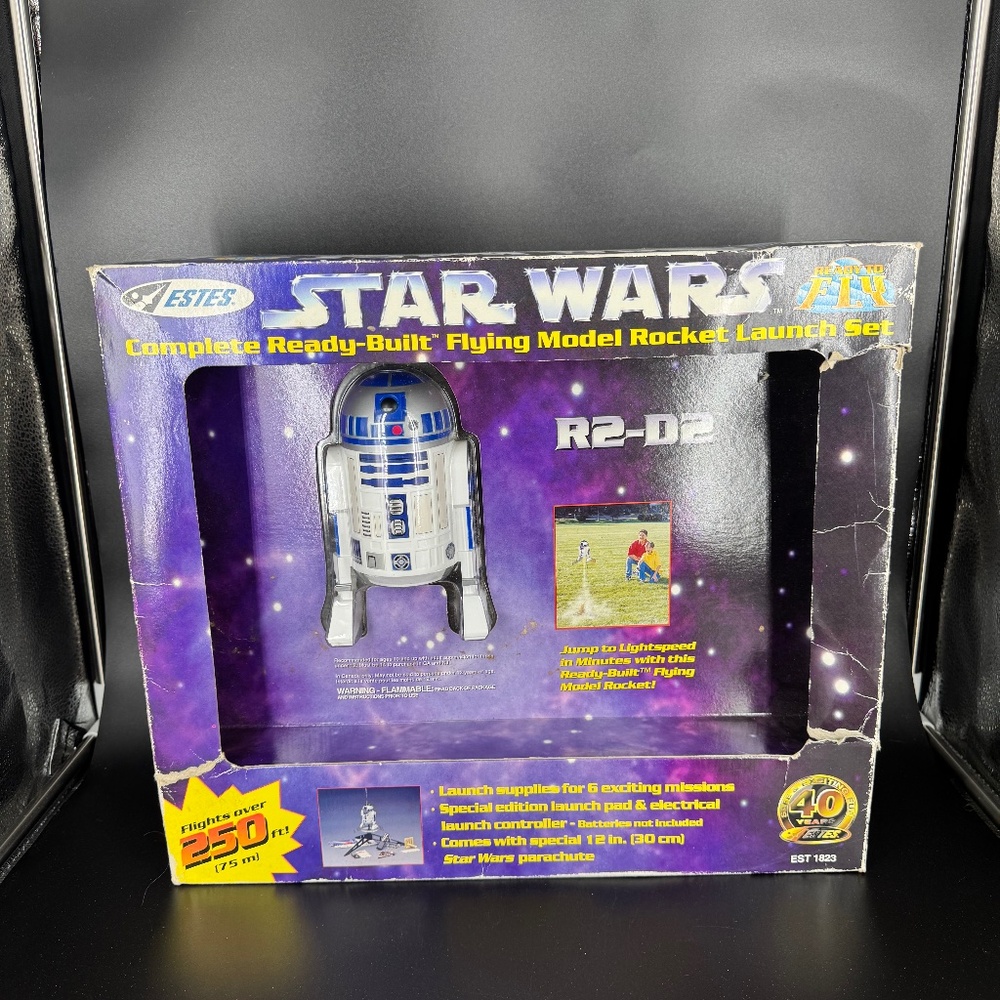 Vintage 1997 Estes Star Wars R2-D2 Flying Model Rocket #1823 Brand New Sealed